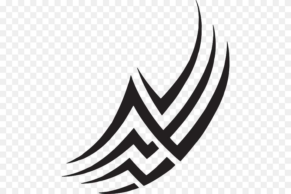 Tribal Vector, Cutlery, Fork, Bow, Weapon Png Image