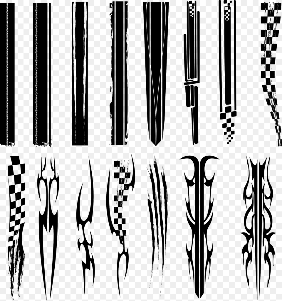 Tribales Car Racing Stripes Design, Racket, Sport, Tennis, Tennis Racket Png