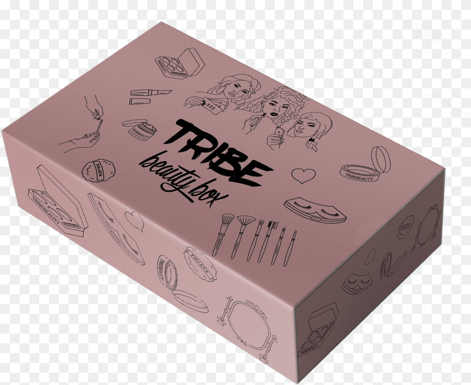 Tribe Beauty Box Tribe Beauty Box August 2018, Face, Head, Person, Cardboard Free Png