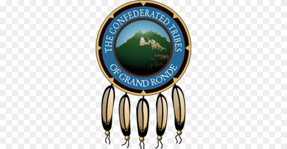 Tribe Logo Grand Ronde Tribe Logo, Badge, Symbol, Emblem Png Image