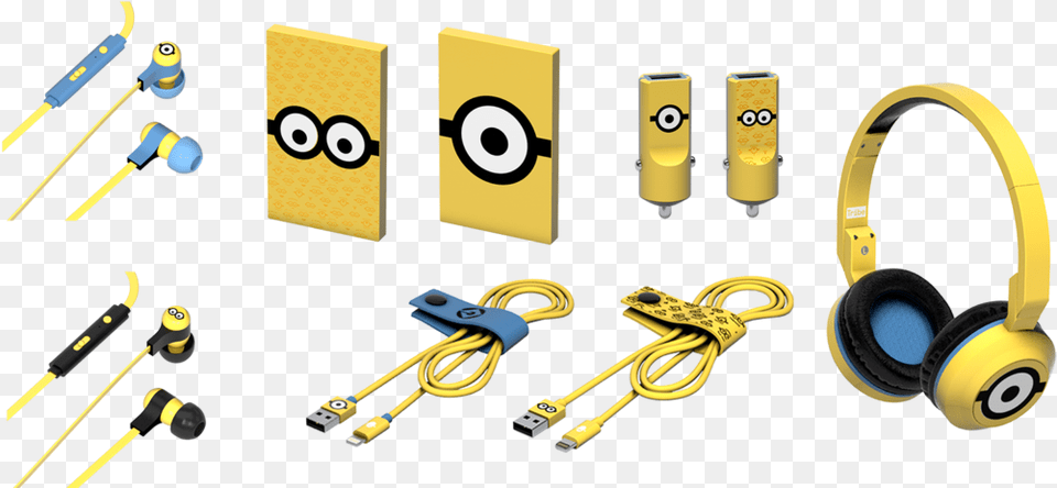 Tribe Minion Collezione Cable, Electronics, Headphones, Device, Grass Free Png
