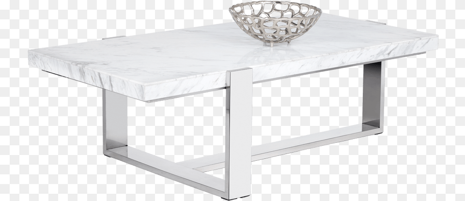 Tribecca Coffee Table Rectangular White Marble Coffee Table, Coffee Table, Dining Table, Furniture, Tabletop Png