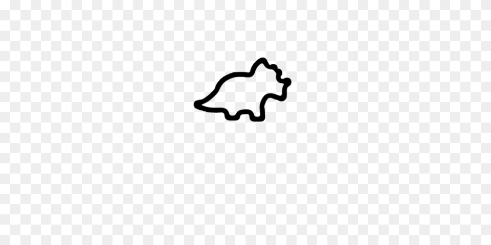 Triceratops Clipart Easy Draw, Gray Free Png Download