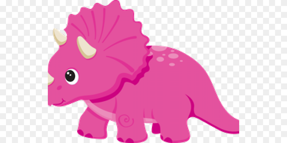 Triceratops Clipart Pink Cute Pink Dinosaur Clipart, Baby, Person, Animal, Mammal Png
