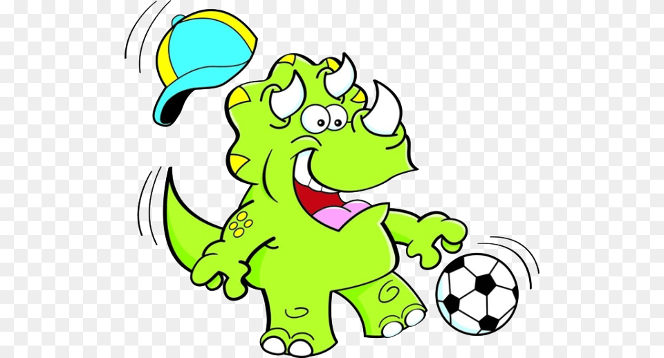 Triceratops Dinosaur Football Clip Art Dinosaur Soccer, Ball, Soccer Ball, Sport Png