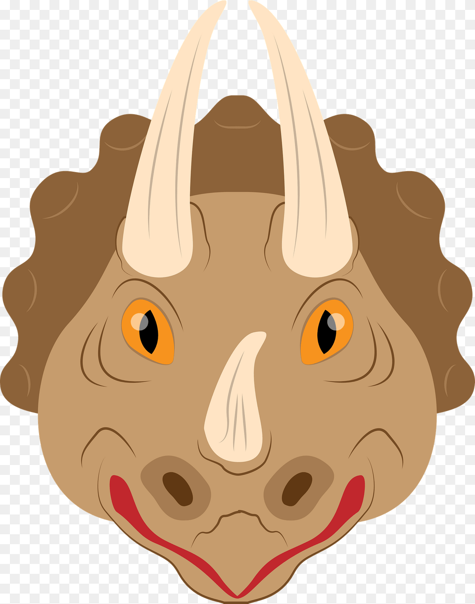 Triceratops Face Clipart, Accessories, Bag, Handbag, Purse Free Png Download