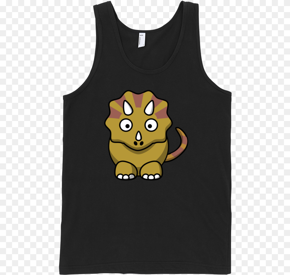 Triceratops Fine Jersey Tank Top Unisex By Itee Bullet Holes On Shirts, Clothing, Tank Top Free Png Download