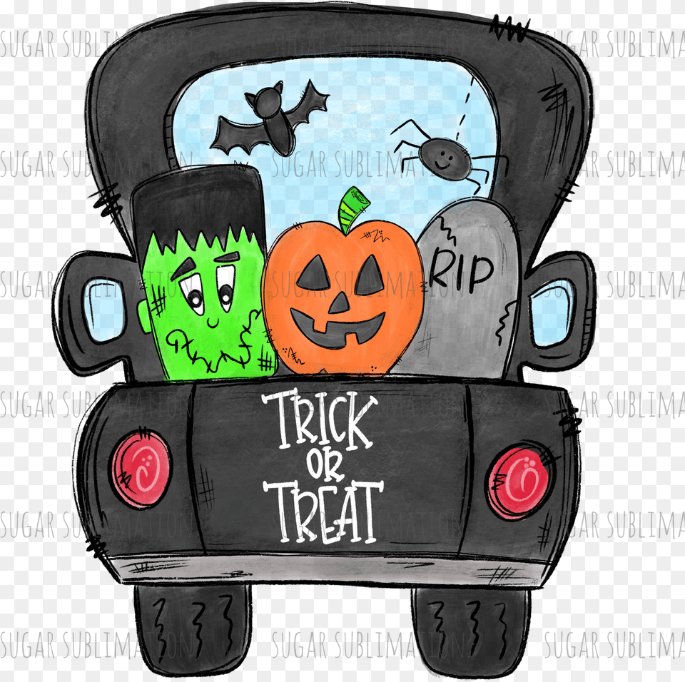 Trick Or Treat, Car, Transportation, Vehicle Free Png