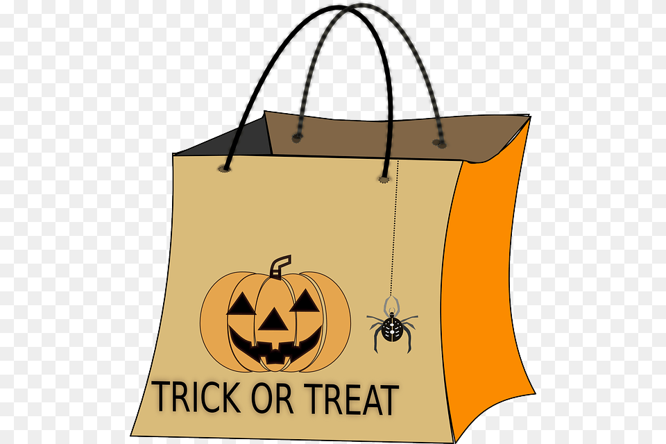Trick Or Treat, Bag, Accessories, Handbag, Shopping Bag Free Transparent Png