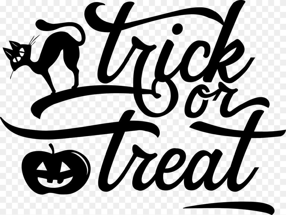 Trick Or Treat, Gray Png