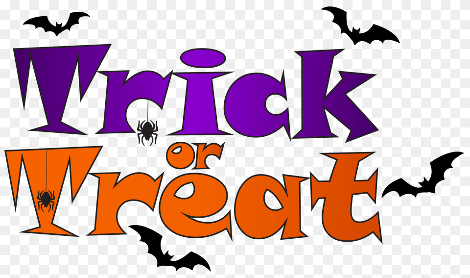 Trick Or Treat Clip, Logo, Text Free Png Download