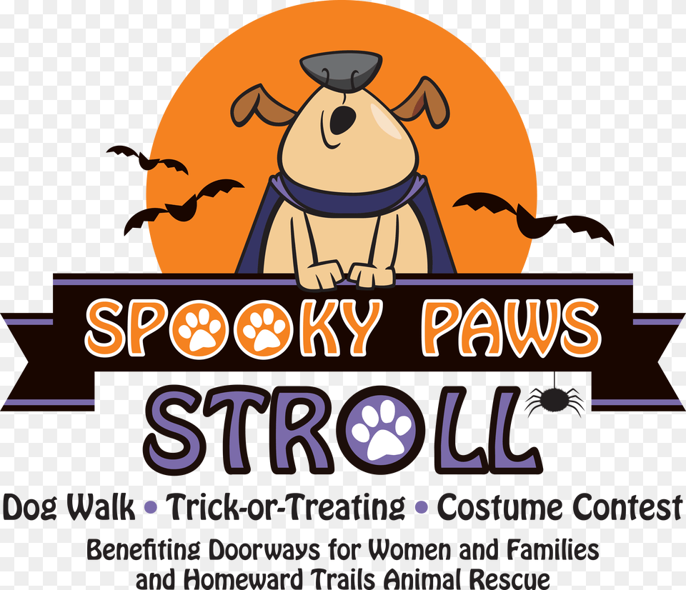 Trick Or Treat Clipart Pet Doorways For Women Amp Families, Advertisement, Poster, Animal, Bear Free Png