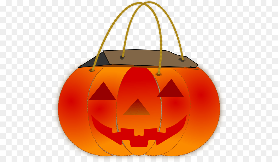 Trick Or Treat Pumpkin Bag Clip Art, Accessories, Handbag, Festival Free Png Download