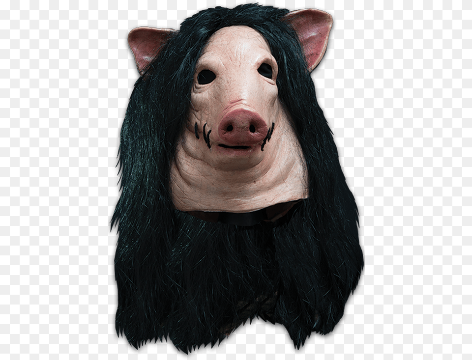 Trick Or Treat Studios Saw Pig Mask, Adult, Female, Person, Woman Png Image