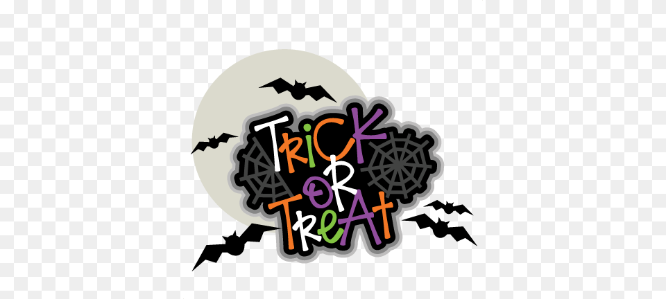 Trick Or Treat Title Scrapbook Cute Clipart, Art, Graphics, Ammunition, Grenade Free Png