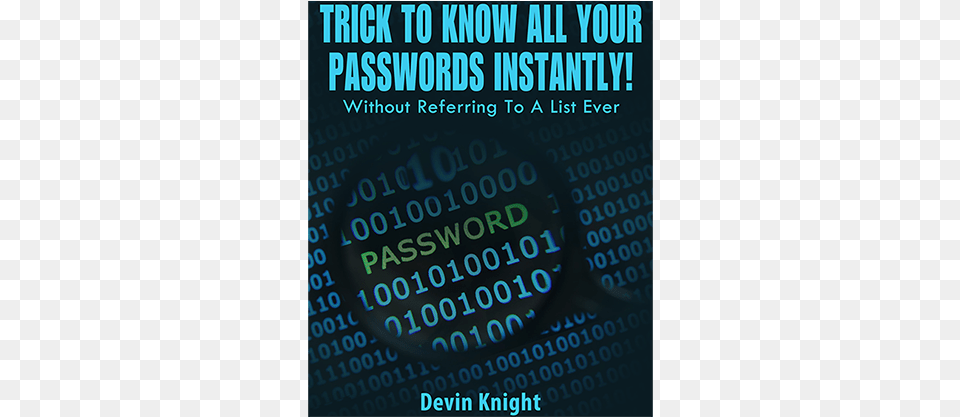 Trick To Know All Your Passwords Instantly By Devin Password, Advertisement, Poster, Text, Blackboard Png