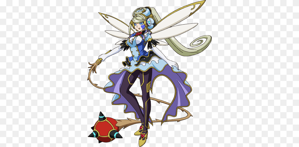Trickstar Holly Angel Full View Yugioh Trickstar Holly Angel, Book, Comics, Publication, Person Png Image