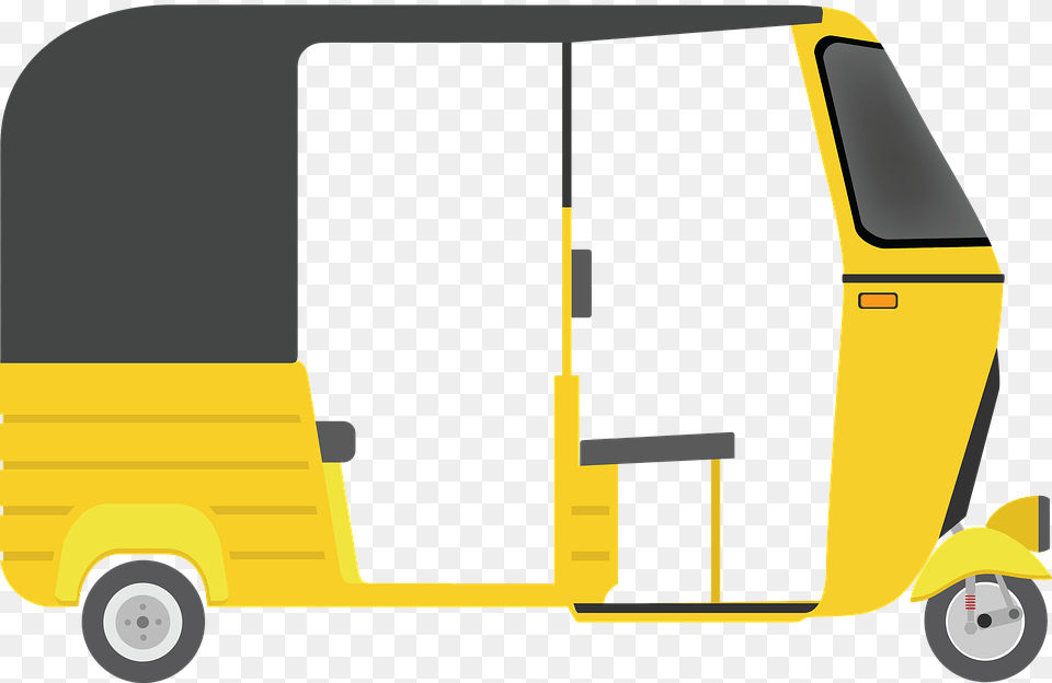 Tricycle Auto Rickshaw Vehicles Automobiles Truck, Transportation, Van, Vehicle, Bus Free Transparent Png