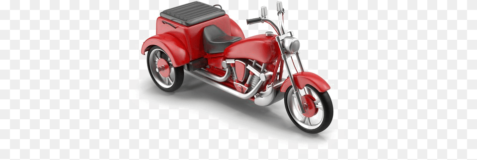 Tricycle Sidecar, Motorcycle, Transportation, Vehicle, Machine Free Png Download