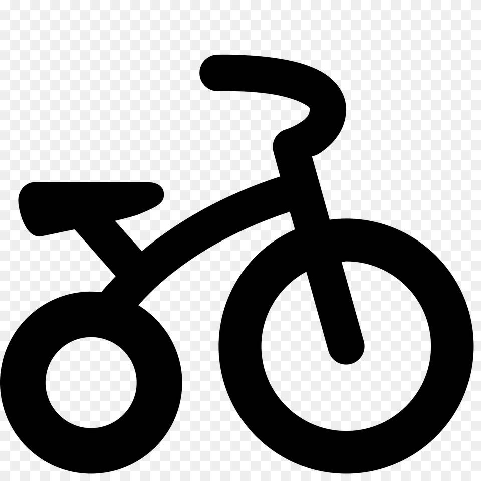Tricycle Icon, Gray Png