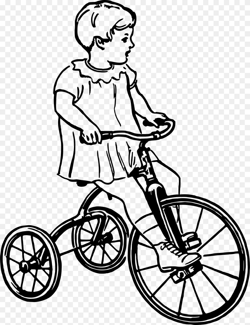 Tricycle Icons, Gray Free Png