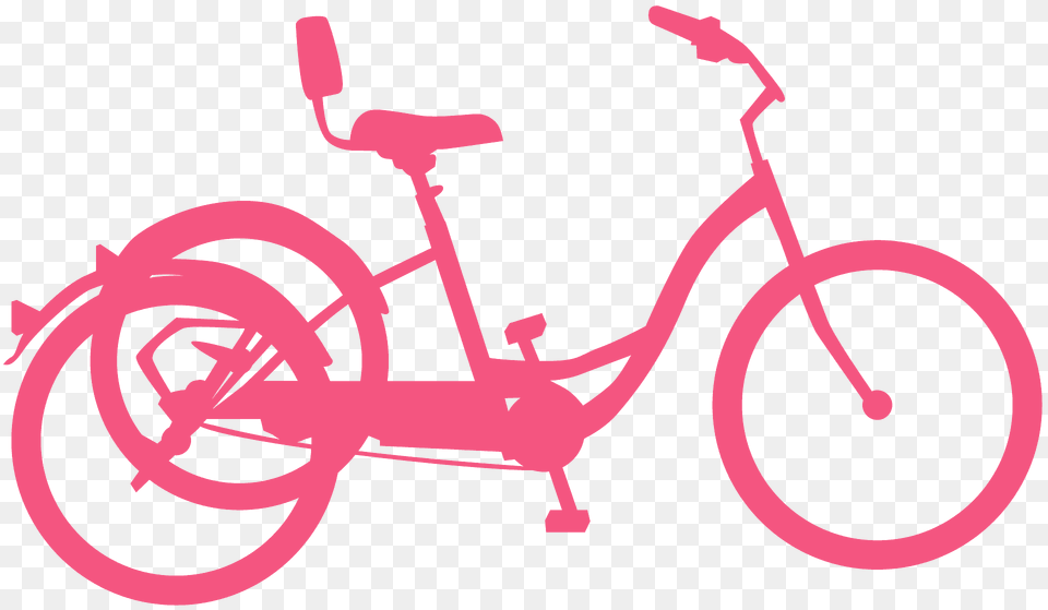 Tricycle Silhouette, Transportation, Vehicle, Bicycle Png Image