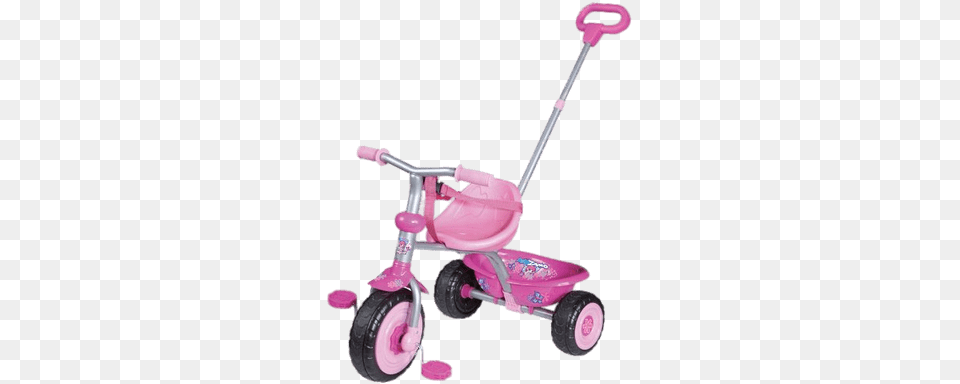 Tricycle With Double Seating Stickpng Pink Tricycle, Vehicle, Transportation, Tool, Device Free Transparent Png