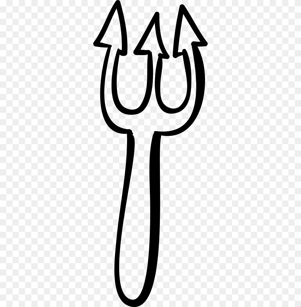 Trident Clipart Svg Icon, Weapon, Bow Png