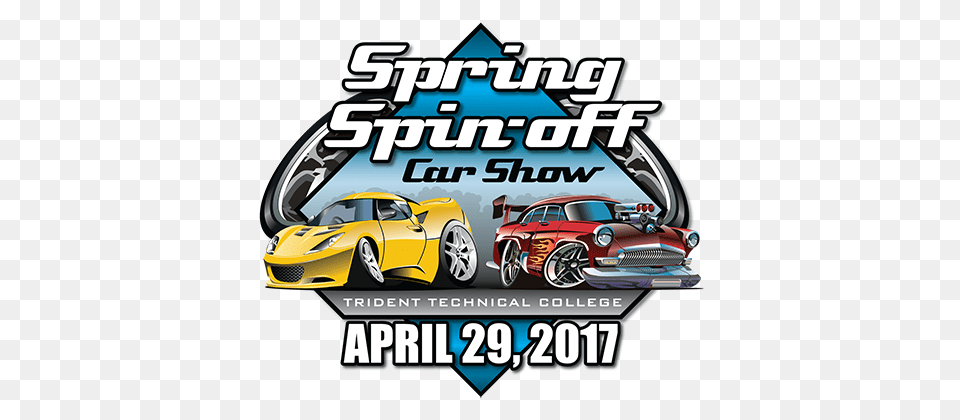 Trident Techs Spring Spin Off Car Show, Advertisement, Poster, Vehicle, Transportation Free Transparent Png