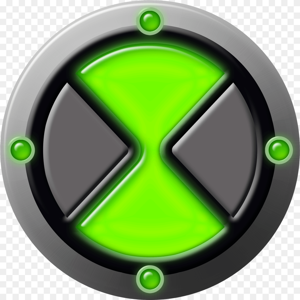 Tried Doing The Original Omnitrix In A Original Ben 10 Omnitrix Logo, Disk, Green, Symbol Png Image