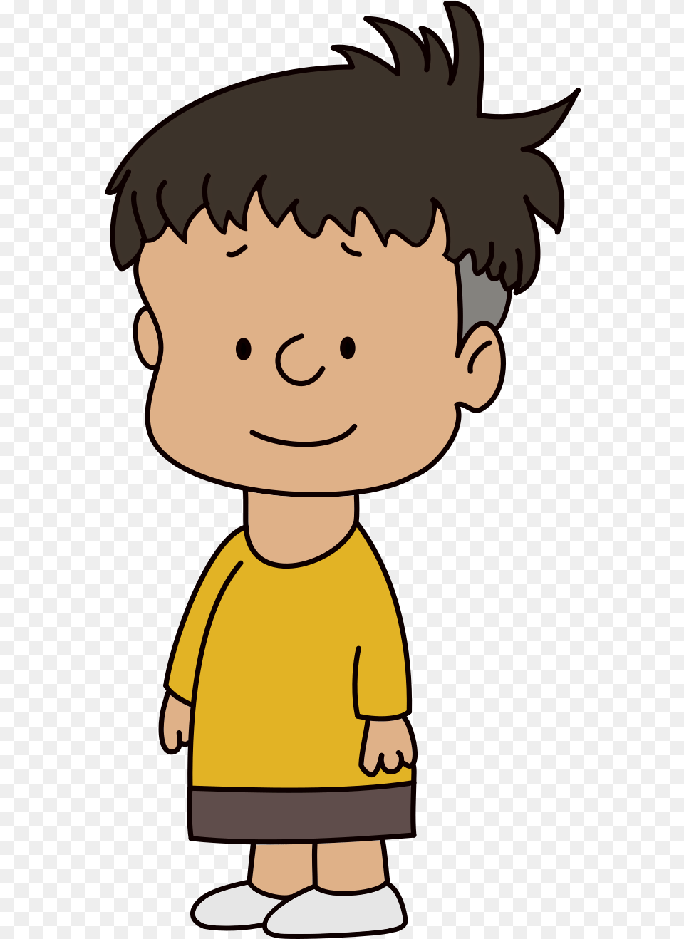 Tried Drawing Sosuke Of The Anime Movie Ponyo In A Peanuts Snoopy Buddy Icon, Cartoon, Baby, Person, Face Free Png Download
