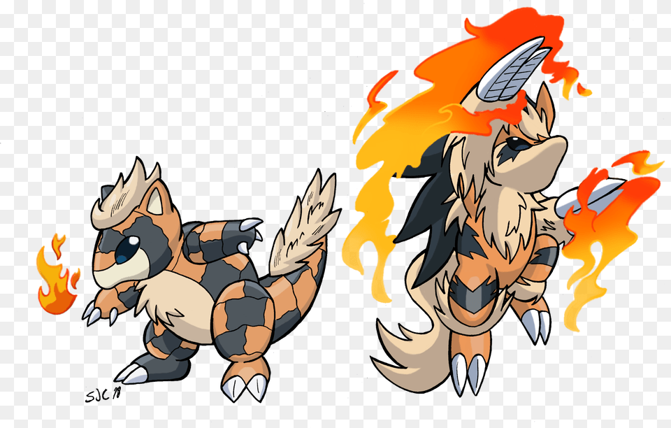 Tried My Hand At Some Crossbred Variants Of Sandshrewsandslash Growlithe, Baby, Person, Electronics, Hardware Free Png Download