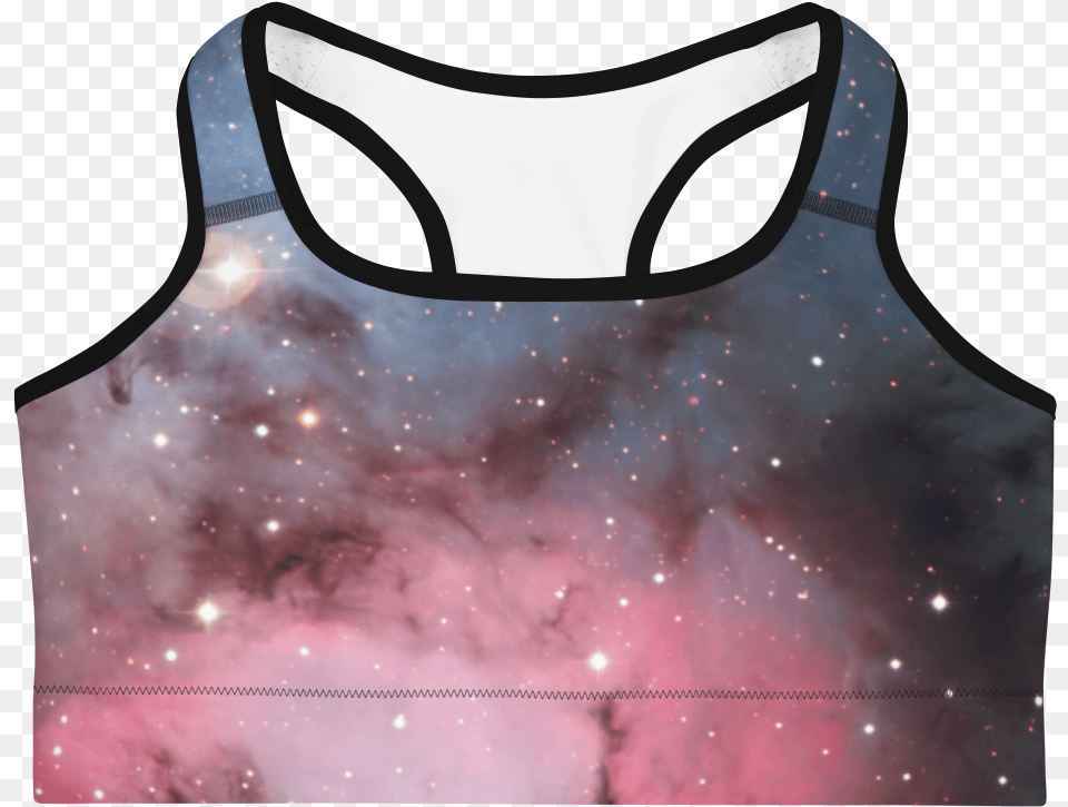 Trifid Nebula Eso Sports Bra Vegan Sports Bra, Clothing, Vest, Tank Top Free Transparent Png