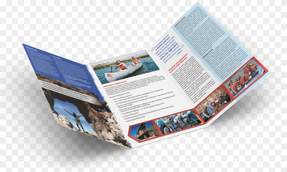 Trifold Brochure Brochure, Advertisement, Poster, Person, Boat Png Image