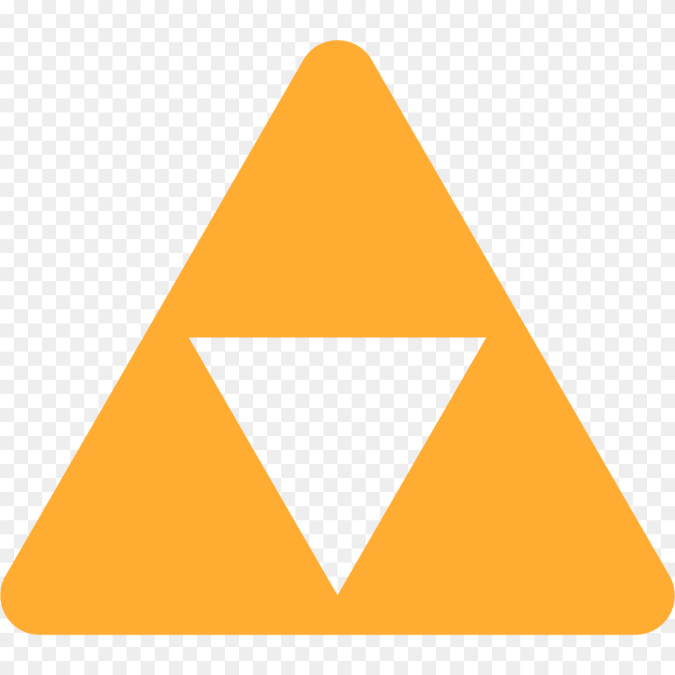 Triforce, Triangle, Sign, Symbol, Road Sign Free Png