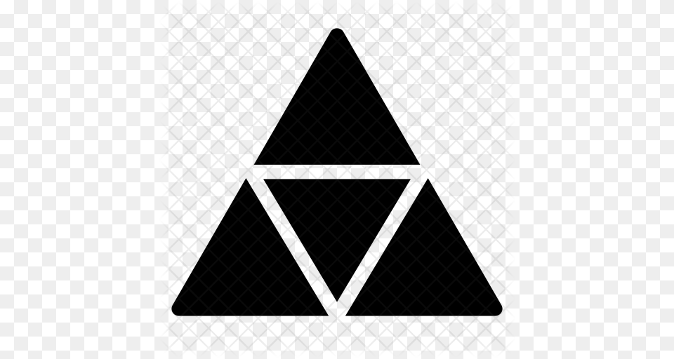 Triforce For Download On Ya Webdesign, Triangle, Person, Symbol, Silhouette Free Png