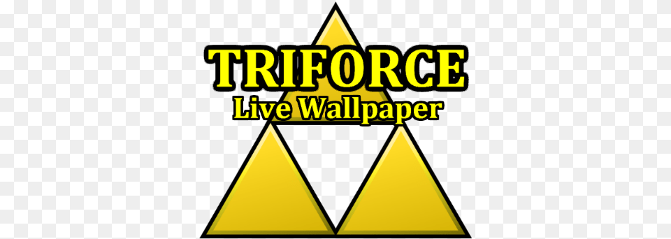 Triforce Live Wallpaper U2013 Rakendused Google Plays Vertical, Triangle, Symbol Png Image