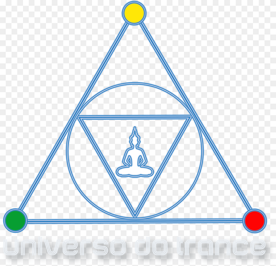 Triforce Outline One Fourth Black And White, Triangle Png