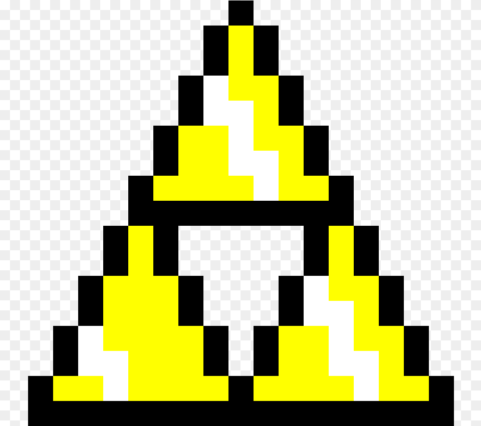 Triforce Pixel Clipart Pixel Art Triforce, Lighting, First Aid, Christmas, Christmas Decorations Png Image