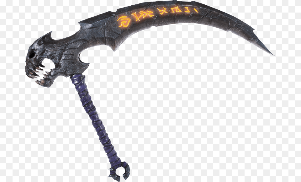 Triforce Soul Reaper Scythe Darksiders 2 Full Scale, Sword, Weapon, Electronics, Hardware Free Png
