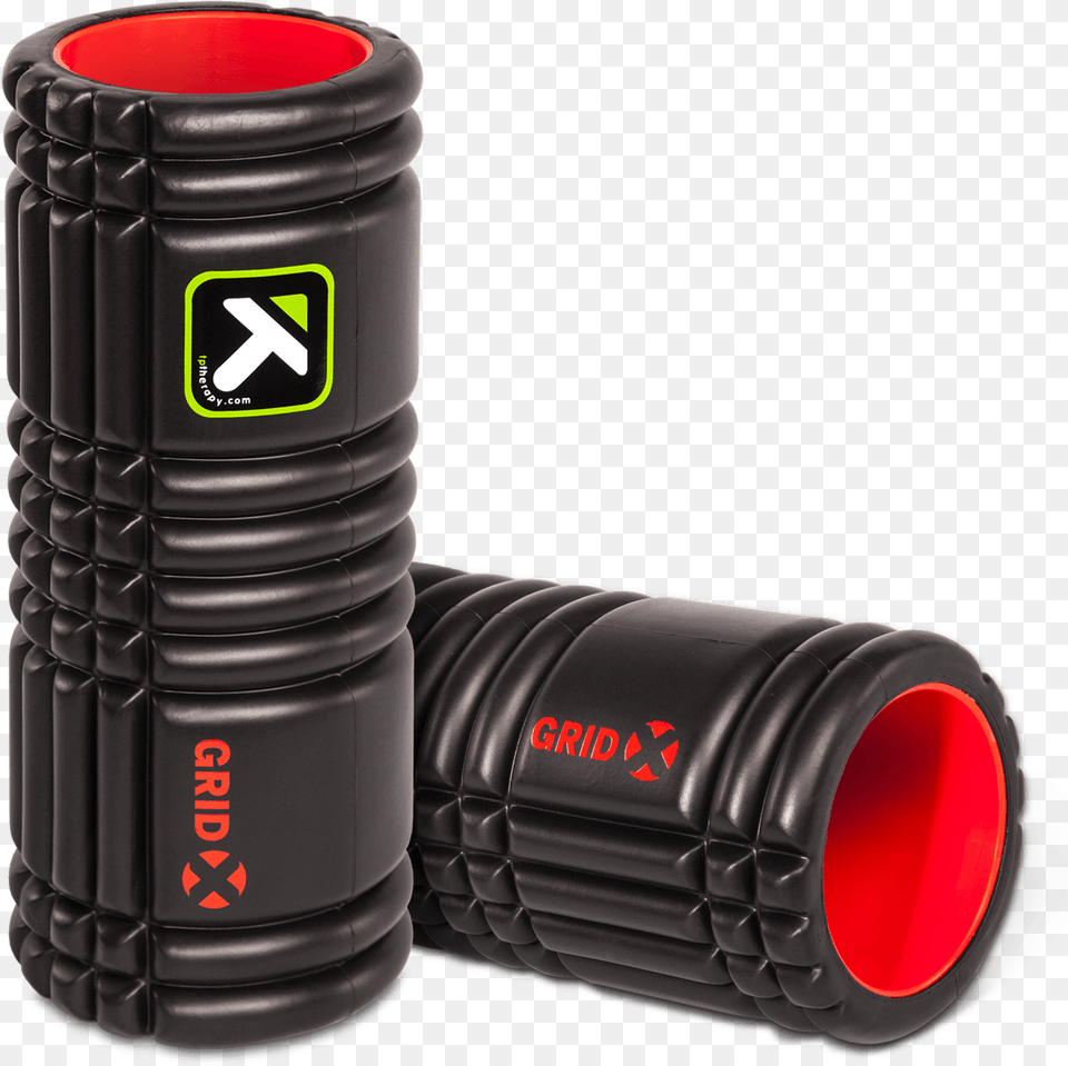 Trigger Point The Grid X Foam Roller Black, Cylinder, Lamp, Light, Smoke Pipe Free Transparent Png