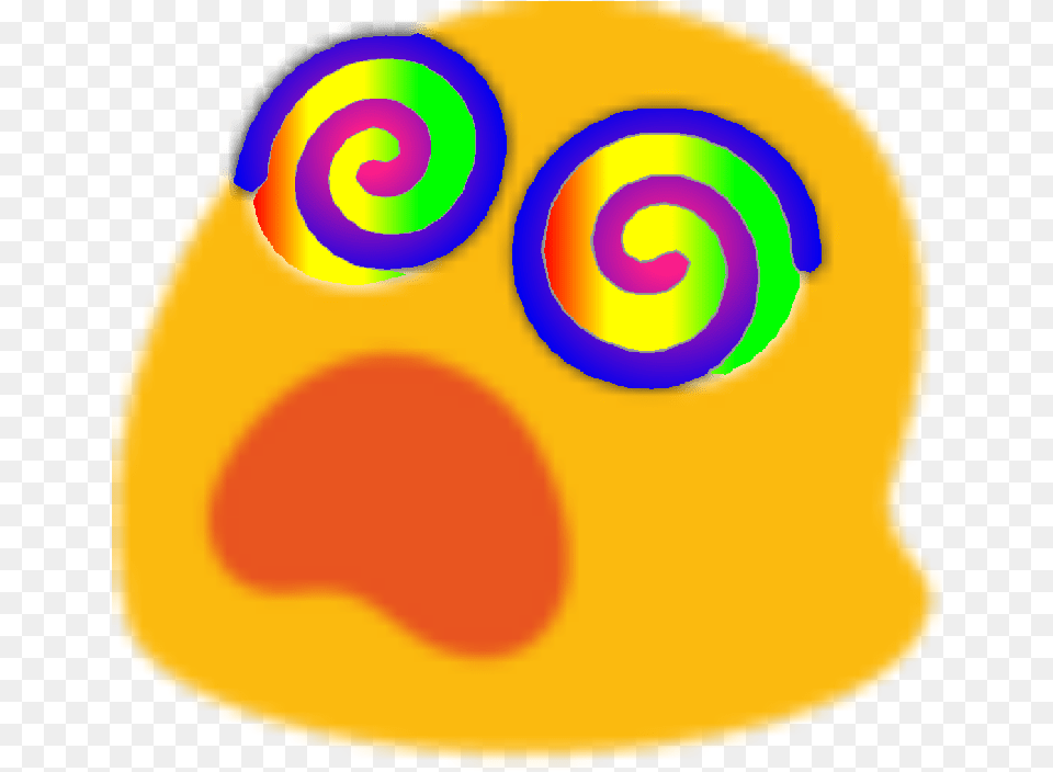 Trihard Trippyblob Discord Rainbow Emoji, Food, Sweets Free Transparent Png