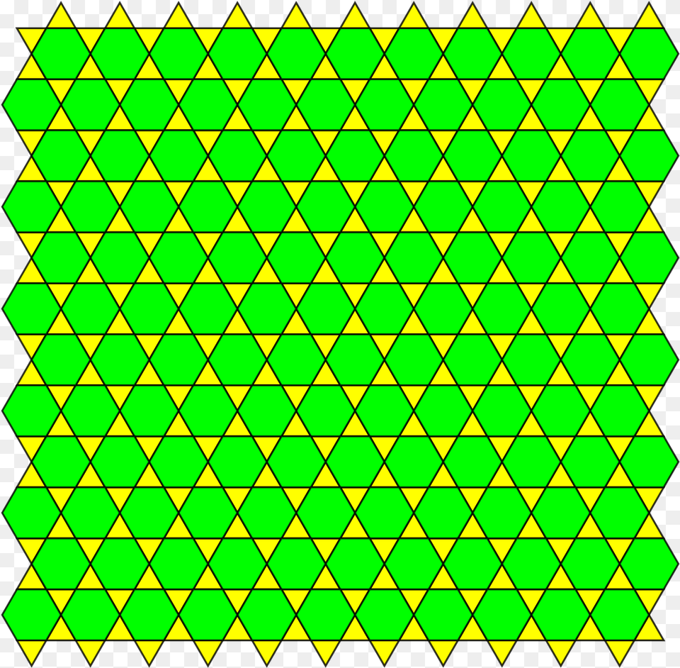 Trihexagonal Tiling, Pattern, Green Free Png Download