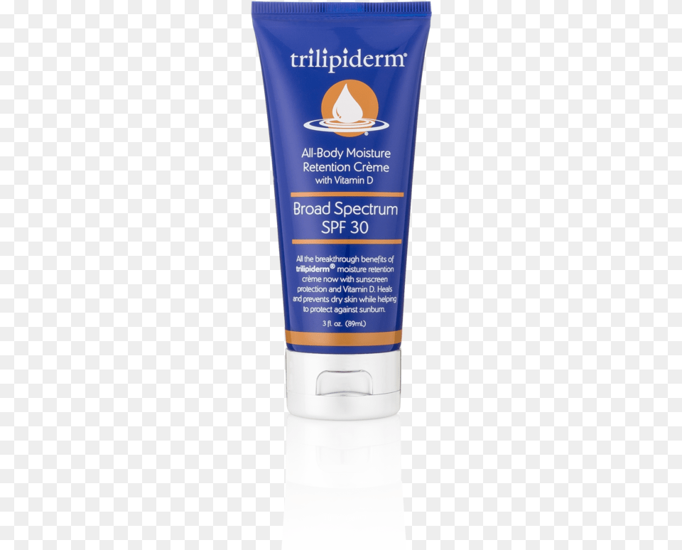 Trilipiderm Broad Spectrum Spf 30 With Vitamin D, Bottle, Cosmetics, Sunscreen, Lotion Free Transparent Png