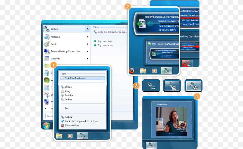 Trillian Windows, Computer, Electronics, Adult, Person Png
