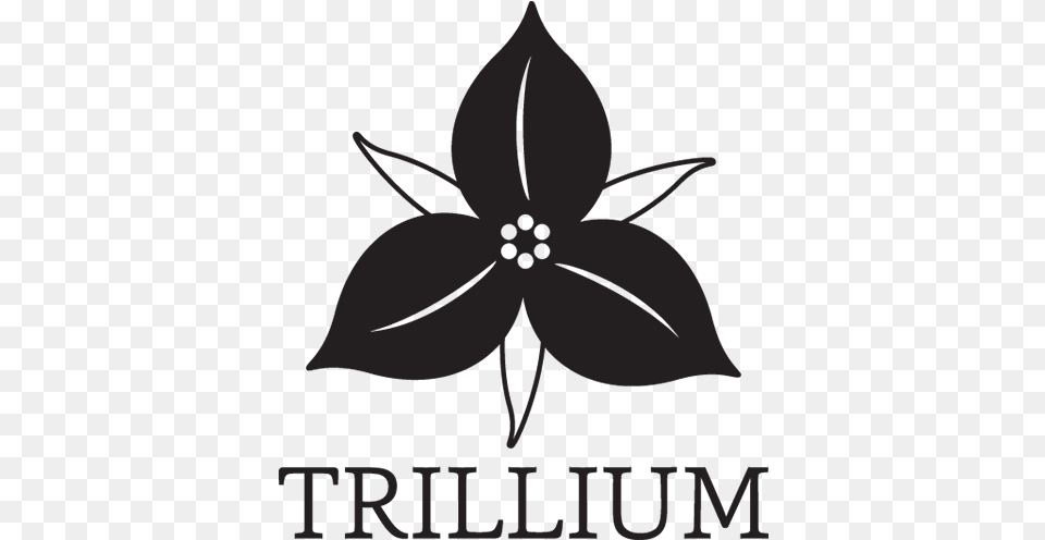 Trillium Logo, Flower, Plant, Stencil, Orchid Png Image