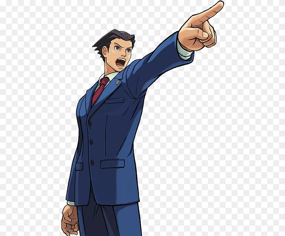 Trilogy Phoenix Point Phoenix Wright, Formal Wear, Suit, Clothing, People Free Png