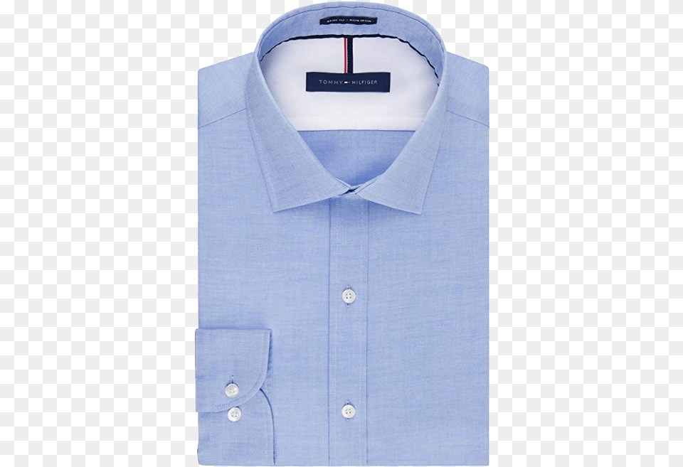 Trim Fit Brown Suit By Tommy Hilfiger Slim Fit Blue Shirt, Clothing, Dress Shirt, Coat Free Png