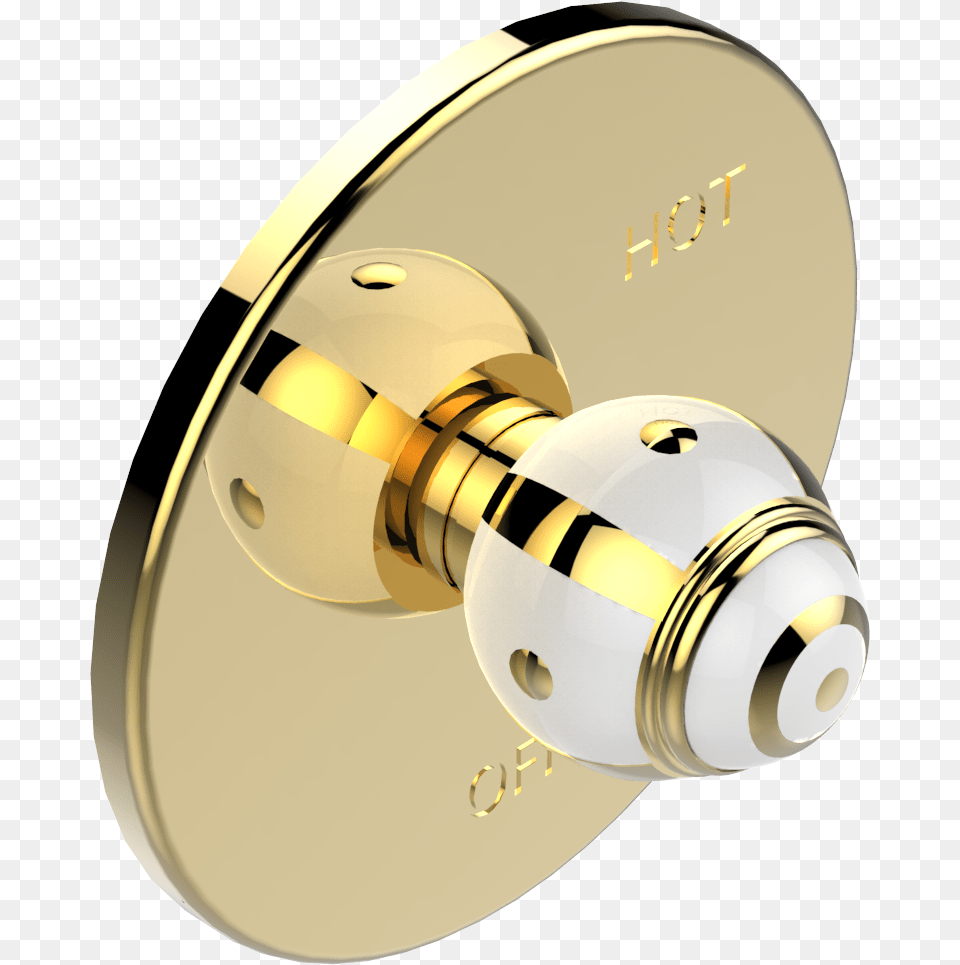 Trim For Pressure Balance Valve A7a 320b U2014 Ithaque Gold Brass, Indoors, Appliance, Ceiling Fan, Device Free Transparent Png