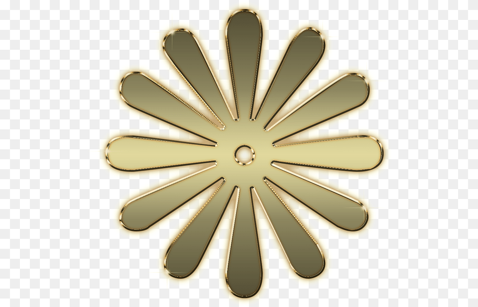 Trim Gold Metallized Wall Clock, Accessories, Jewelry, Bag, Handbag Free Png Download